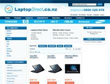 Tablet Screenshot of laptopdirect.co.nz